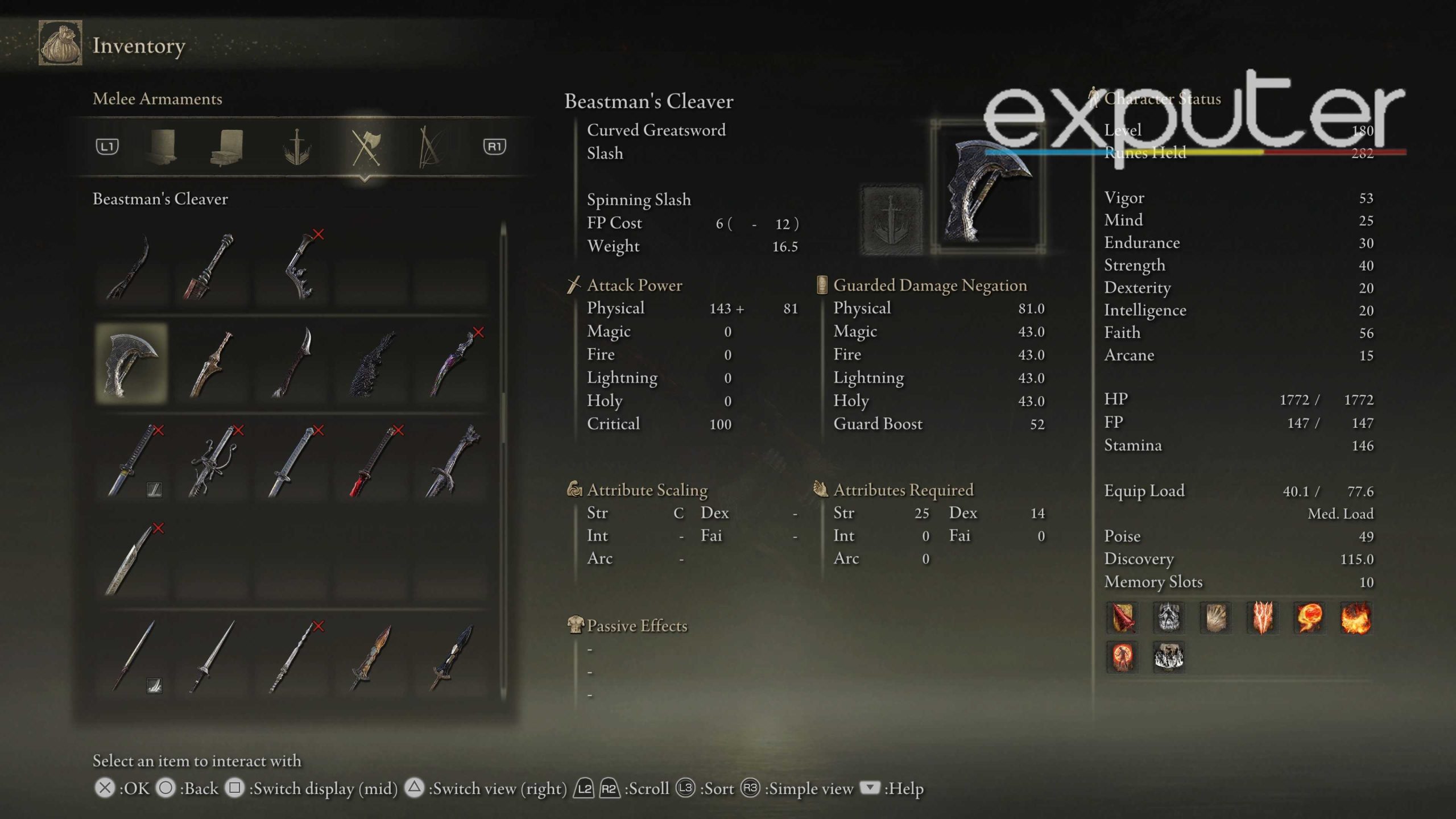 elden ring beastmans cleaver
